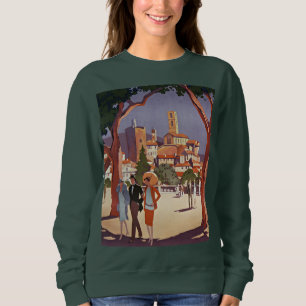 Camiseta Arte de Verão Vintage Grasse