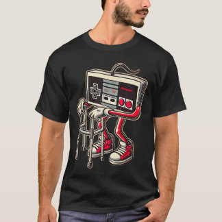 Camiseta Arte de videogame engraçada para homens e meninos