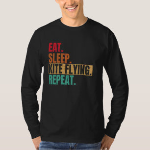 Camiseta Arte de Voo de Pipa Retro para Homens Mulheres Cri