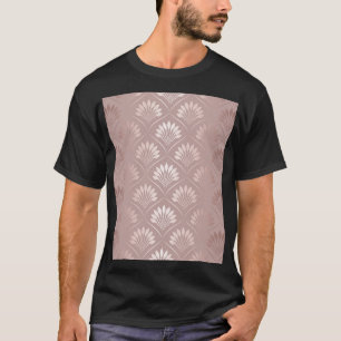 Camiseta Arte Deco: Dourada Legância de Lattice.
