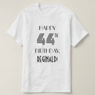 Camiseta Arte Deco Inspira 44 Festa de aniversário