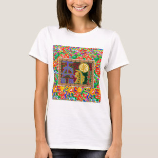 Camiseta Arte decorativa dos símbolos curas de Reiki