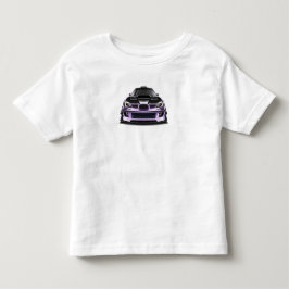 Camiseta arte desenhada à mão com olho apertado roxo