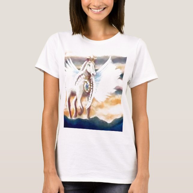 Camiseta Arte & design voados de Pegasus CricketDiane (Frente)
