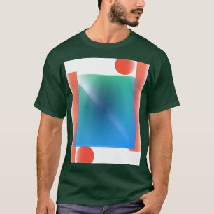 CAMISETA ARTE DIGITAL ABSTRATA GEOMÉTRICA