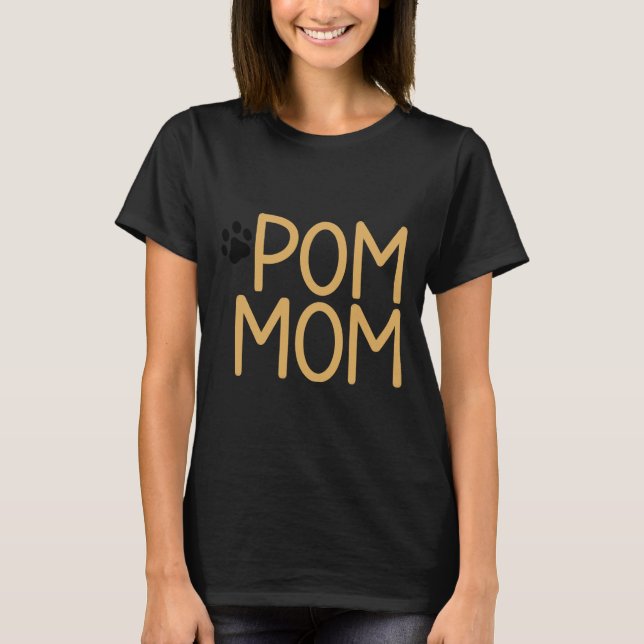 Camiseta Arte Digital da Mãe da Pomerânia (Frente)