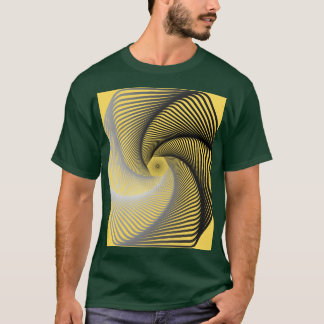 CAMISETA ARTE DIGITAL ESPIRAL ÓPTICA