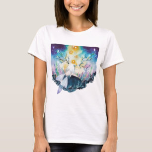 Camiseta Arte Digital Fada de Árvore