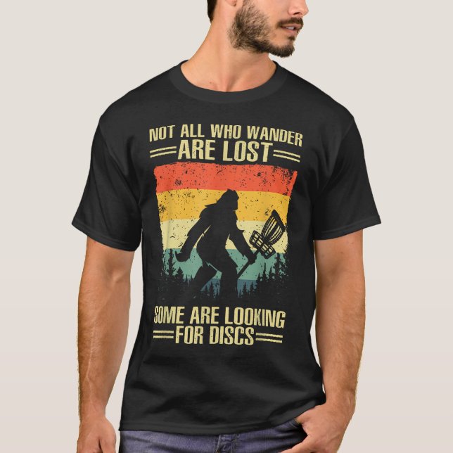 Camiseta Arte Divertida de Golfe de Disco para Golfe de Dis (Frente)