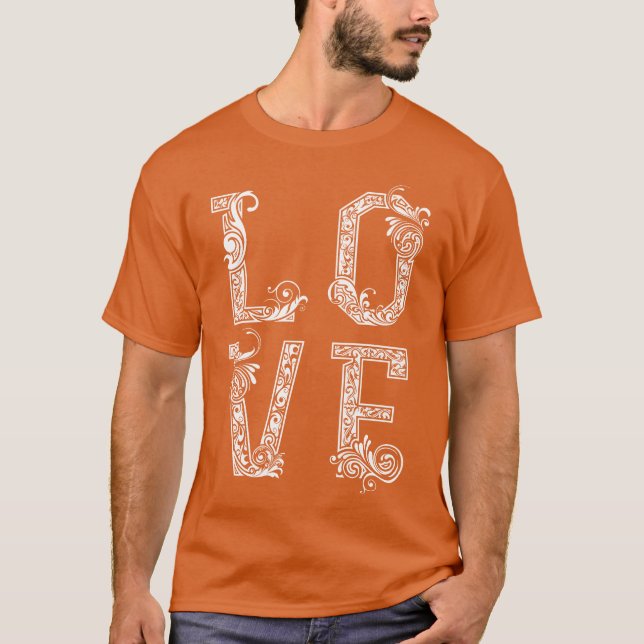 Camiseta Arte do Amor retrô (Frente)