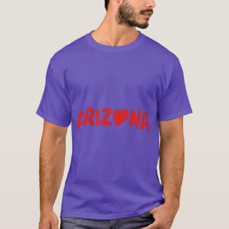 Camiseta Arte do Coração do Arizona