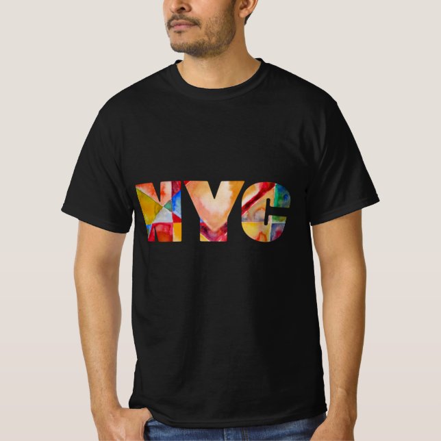 Camiseta Arte do Designer NYC (Frente)