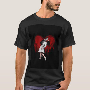 Camiseta Arte do Dia dos Namorados do Terrifier: Vicky e Ar