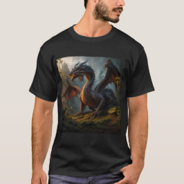 Camiseta Arte do Dragão Florestal