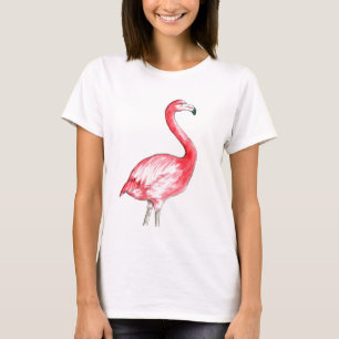 Camiseta Arte do flamingo