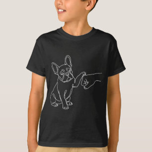 Camiseta Arte do French Bulldog Soco Frenchie