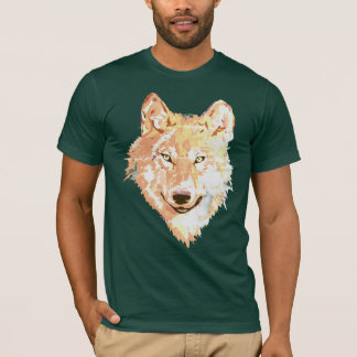 Camiseta Arte do lobo solitário