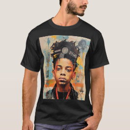 Camiseta arte do mês negro do orgulho americano africano