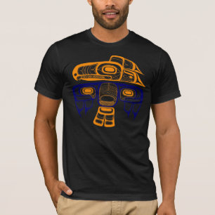 Camiseta Arte do nativo americano: Tlingit Thunderbird