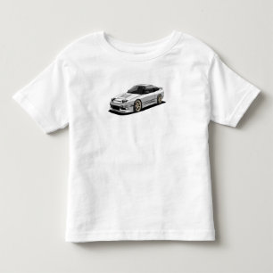 Camiseta arte do nissan 240sx desenhada à mão