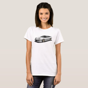 Camiseta arte do nissan 240sx desenhada à mão