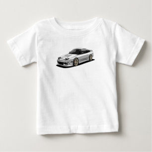 Camiseta arte do nissan 240sx desenhada à mão