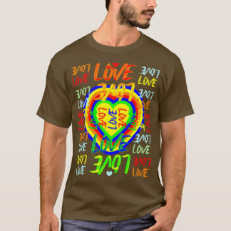 Camiseta Arte do Orgulho LGBT do Arco Arco-Íris