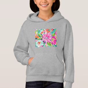 Camiseta Arte do Painel Bloom Tropical - Beleza Botânica Ne