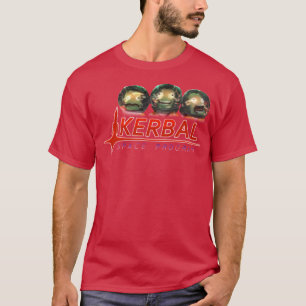 Camiseta Arte do Programa Espacial Kerbal