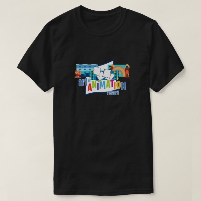 Camiseta Arte do recurso de animação (Frente do Design)