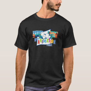 Camiseta Arte do recurso de animação