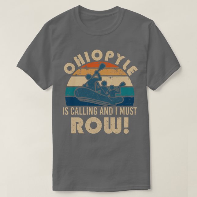 Camiseta Arte do rio Ohiopyle (Frente do Design)