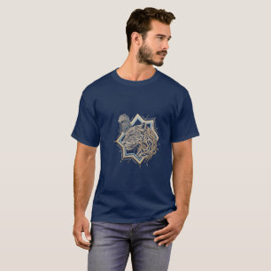Camiseta Arte do Tigre Bordado
