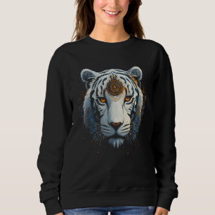 Camiseta Arte do Tigre Branco Animal Tigre 1