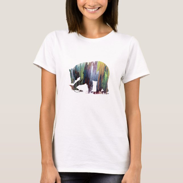 Camiseta Arte do urso (Frente)