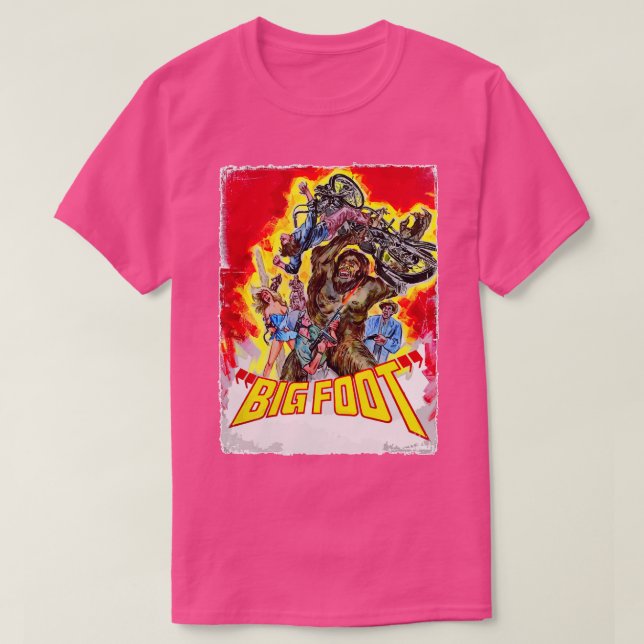 Camiseta Arte Do Ventilador Clássico De Horror Clássico De  (Frente do Design)