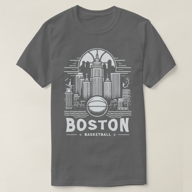 Camiseta Arte do Ventilador de Boston (Frente do Design)