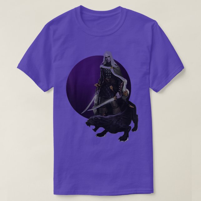 Camiseta Arte do ventilador de Realms Esquecidos de Drizzle (Frente do Design)