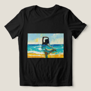 Camiseta Arte do Yoga (#2) pintura a óleo