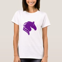 Camiseta Arte do Zodíaco Chinês do Ano do Cavalo para Mulhe
