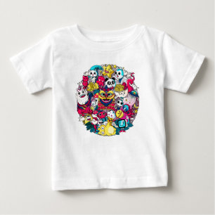 Camiseta Arte Doodle Japonesa