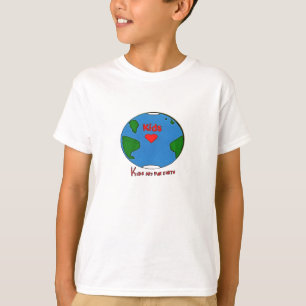 Camiseta Arte dos miúdos para a terra