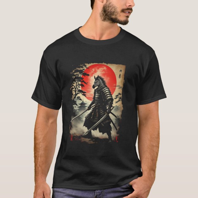 Camiseta Arte dramática, Samurai (Frente)