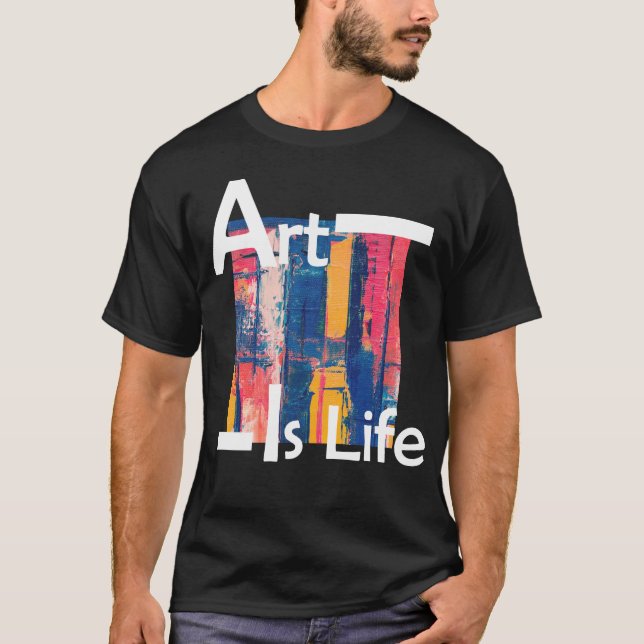 Camiseta Arte é a vida (Frente)