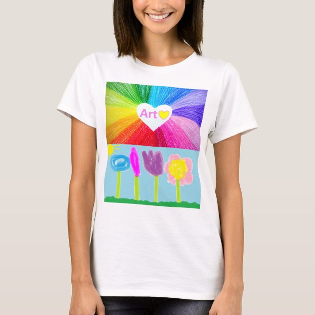 Camiseta Arte é amor  (Frente)