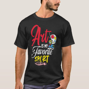 Camiseta Arte É Meu Esporte Favorito