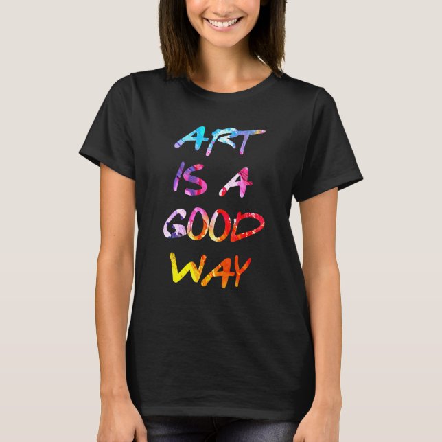 Camiseta Arte É Um Bom Caminho (Frente)
