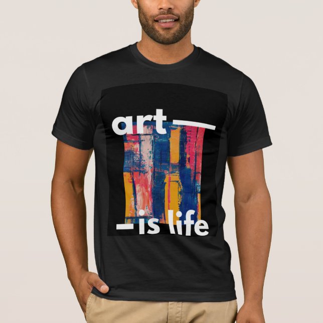 Camiseta arte é vida (Frente)