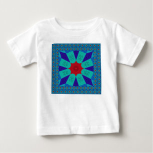 Camiseta Arte Egípcia Antiga: Um Mandala Vibrante.