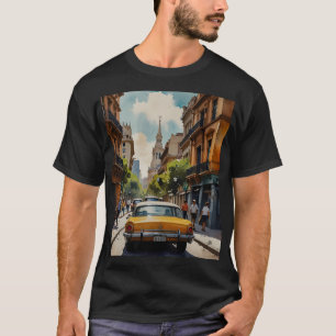 Camiseta arte em aquarela de Buenos Aires